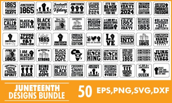 Download Juneteenth Svg Designs Bundle Png Files - Png files Collection
