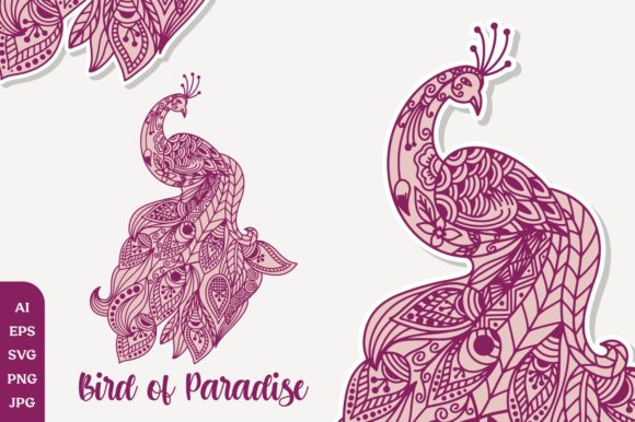 Download Bird of Paradise - SVG Sublimation - Bird of paradise Collection