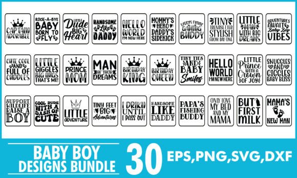 Download Baby Boy Svg Designs Bundle Png Files - Png files Collection